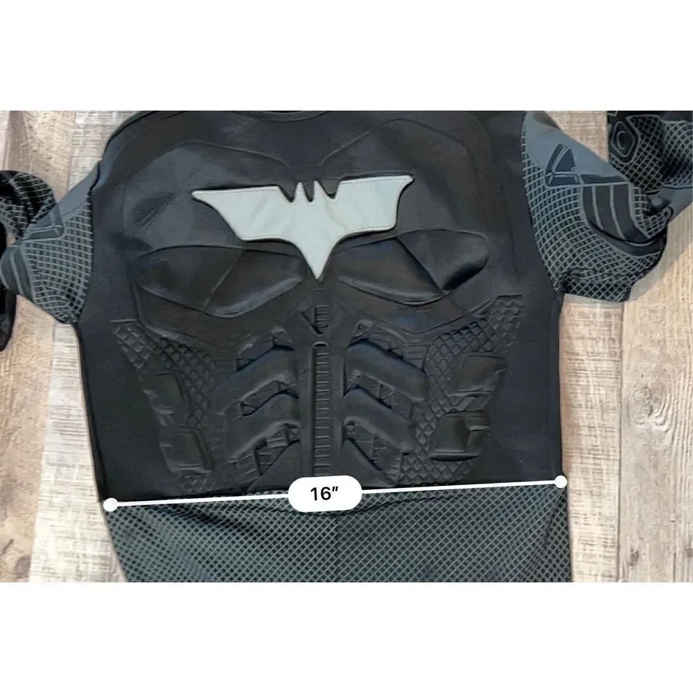 Black Knight DC Comics Muscle Batman Halloween Cosplay Costume Kids Large (12-14